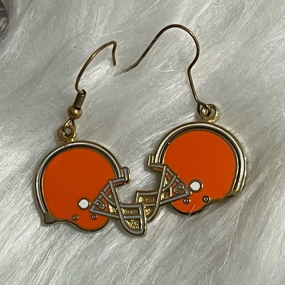 2002 Cleveland Browns Helmet Earrings